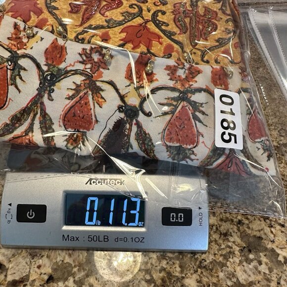 Julie G. Boho Full Circle Skirt  Zebra Floral India Block Print Gypsy Artsy Sz M - Picture 9 of 9